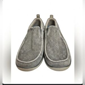 Men’s Skechers Elected Drigo Gray Slip-On Loafers
